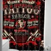 Tattoo Parlour Shower Curtain