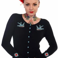 Swallow Cardigan Blue