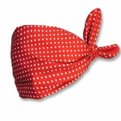 Kids Polka Red Bandana