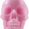 Anatomical Skull Candle Gift Box Pink