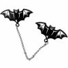 Nocturnal Bats Enamel Pin Set