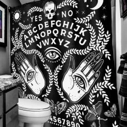 Spirit Board Ouija Shower Curtain