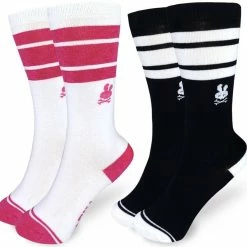 Knee High Sock Set 0-12m – Pink