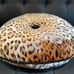 Velvet Leopard Round Pillow -Sourpuss shop sourpuss velvet leopard round pillow.jpg