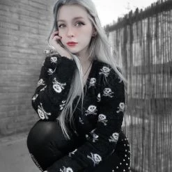 Skull & Bones Mohair Cardigan