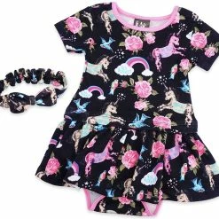 Wonderland Onesie Dress Gift Set